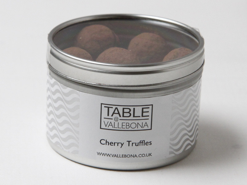 Chocolate Cherry Truffles Tin (Pk 4)